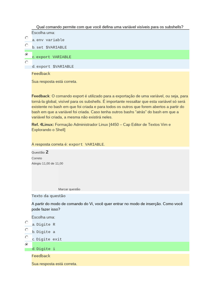Comandos Essenciais do Shell Linux | PDF | Informática | Software de ...