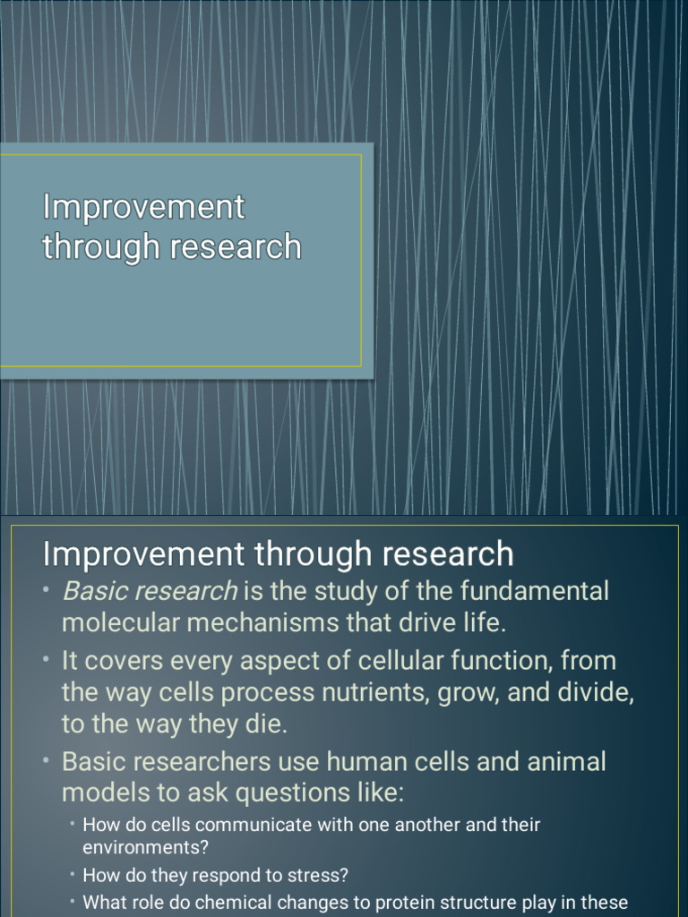 Improvement Through Research | PDF