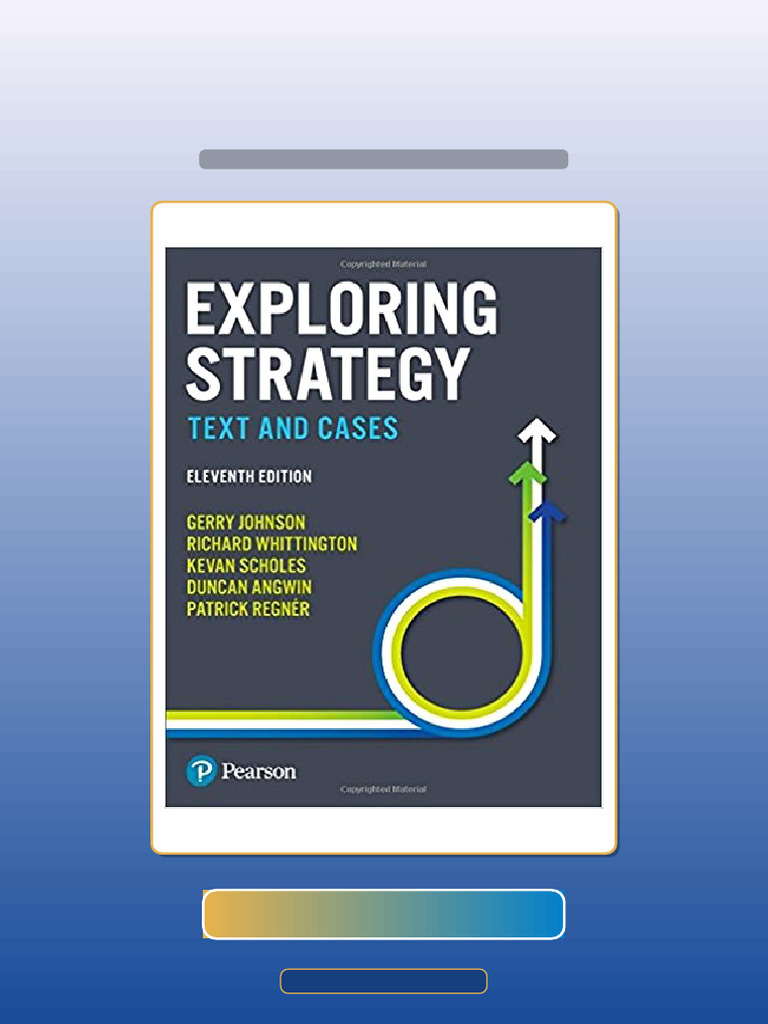 Exploring Strategy Text and Cases 11th Edition Gerry Johnson Ebook and ...
