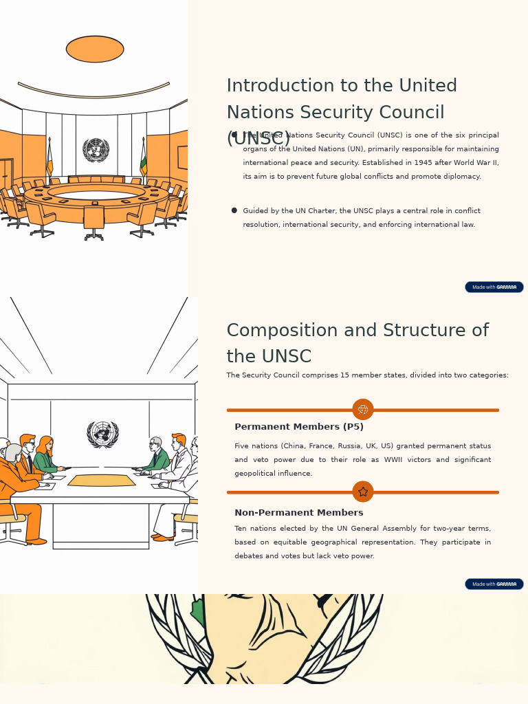 Introduction To The United Nations Security Council (UNSC) | PDF ...