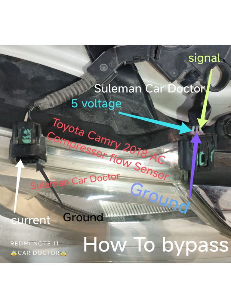 Toyota Camry 2018 AC Compressor Flow Sensor Wiring Diagram Suleman Car ...