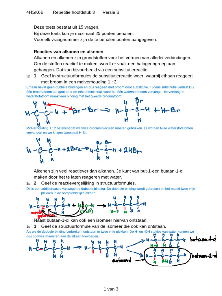 Oefen Toets Scheikunde | PDF
