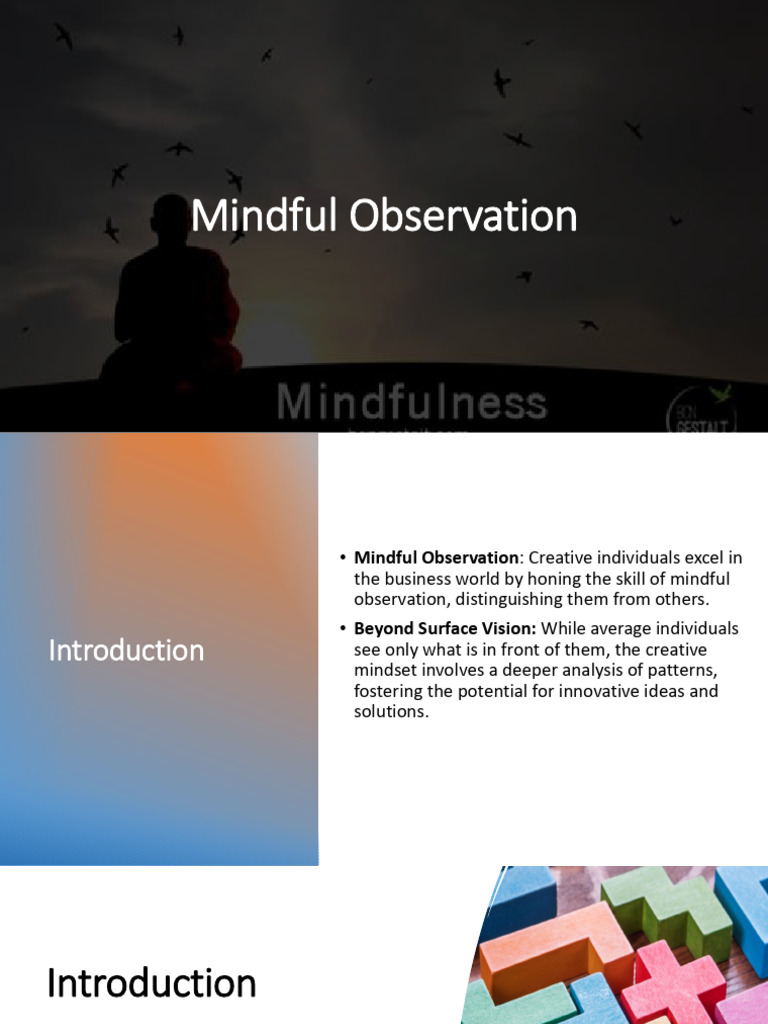 Mindful Observation Enhances Creativity | PDF | Creativity | Mindfulness