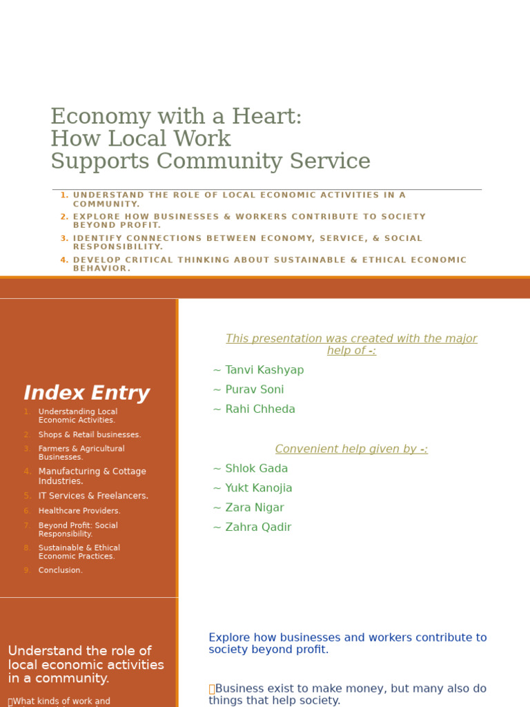Local Economy's Impact on Community Service | PDF | Employment | Pharmacy