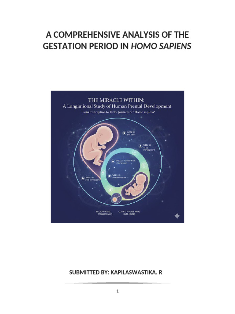 Human Gestation Period Analysis | PDF | Pregnancy | Fetus