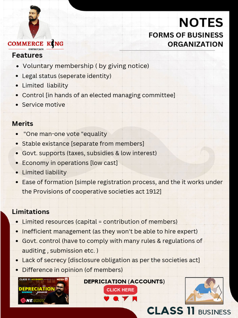 Notes: Class 11 | PDF