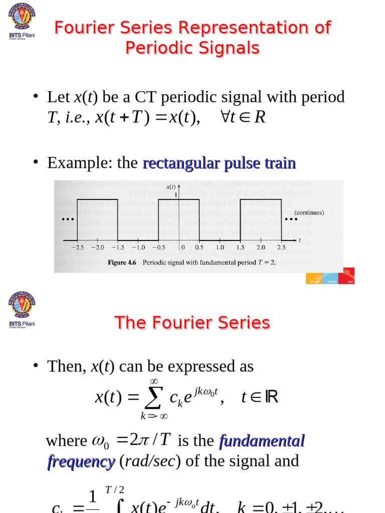 Comm Systems Fourier Series and Transform l1 | PDF | Spectral Density ...