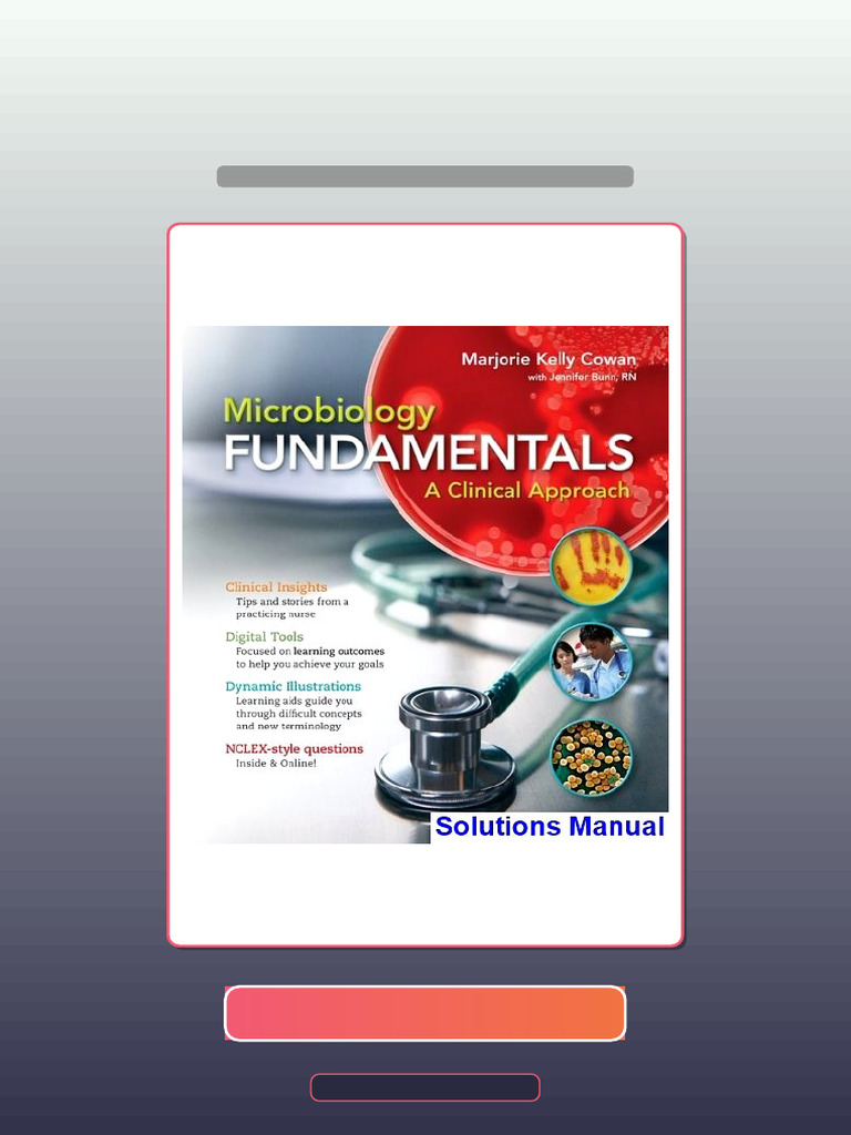 Microbiology Fundamentals A Clinical Approach 1st Edition Cowan Ebook ...