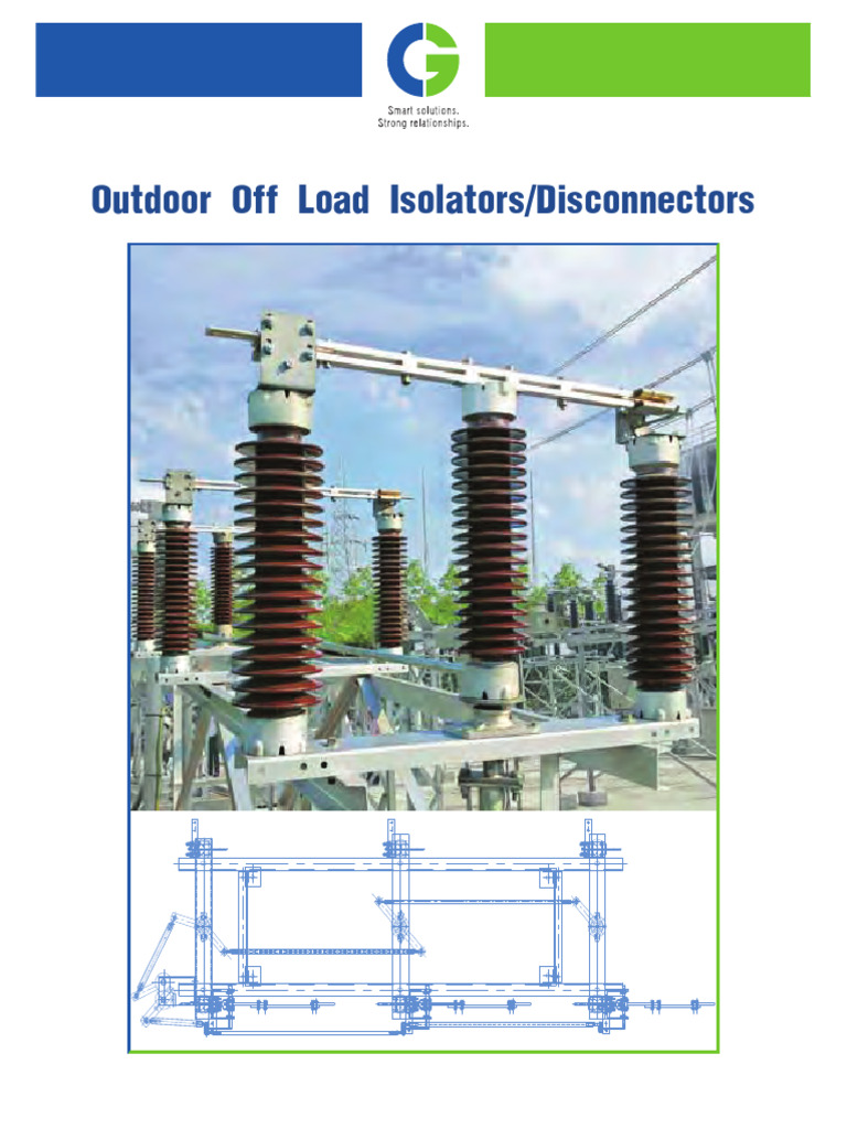 Outdoor Off Load Disconnectors Overview | PDF | High Voltage | Copper