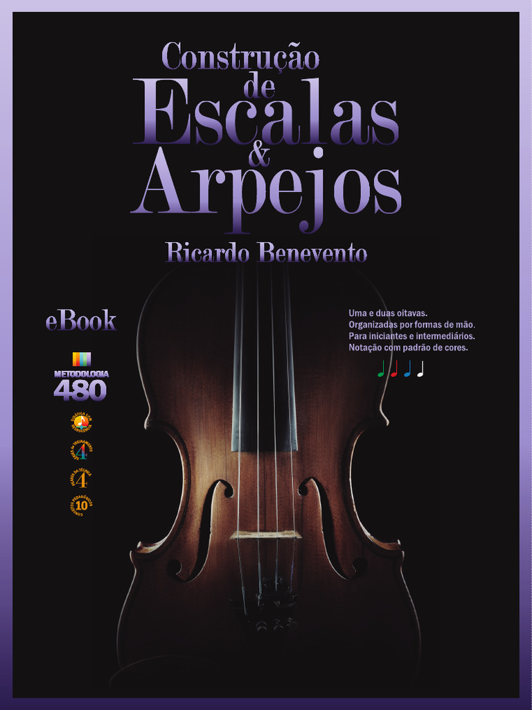 Método de Violino - Construção de Escalas e Arpejos | PDF