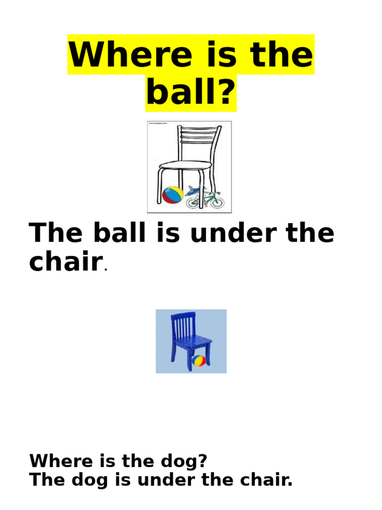 Where Is The Ball 2 | PDF