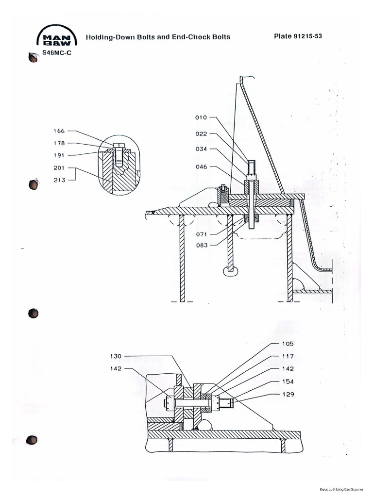 67 Holding Down Bolts & End Chock Bolts 91215-53 | PDF