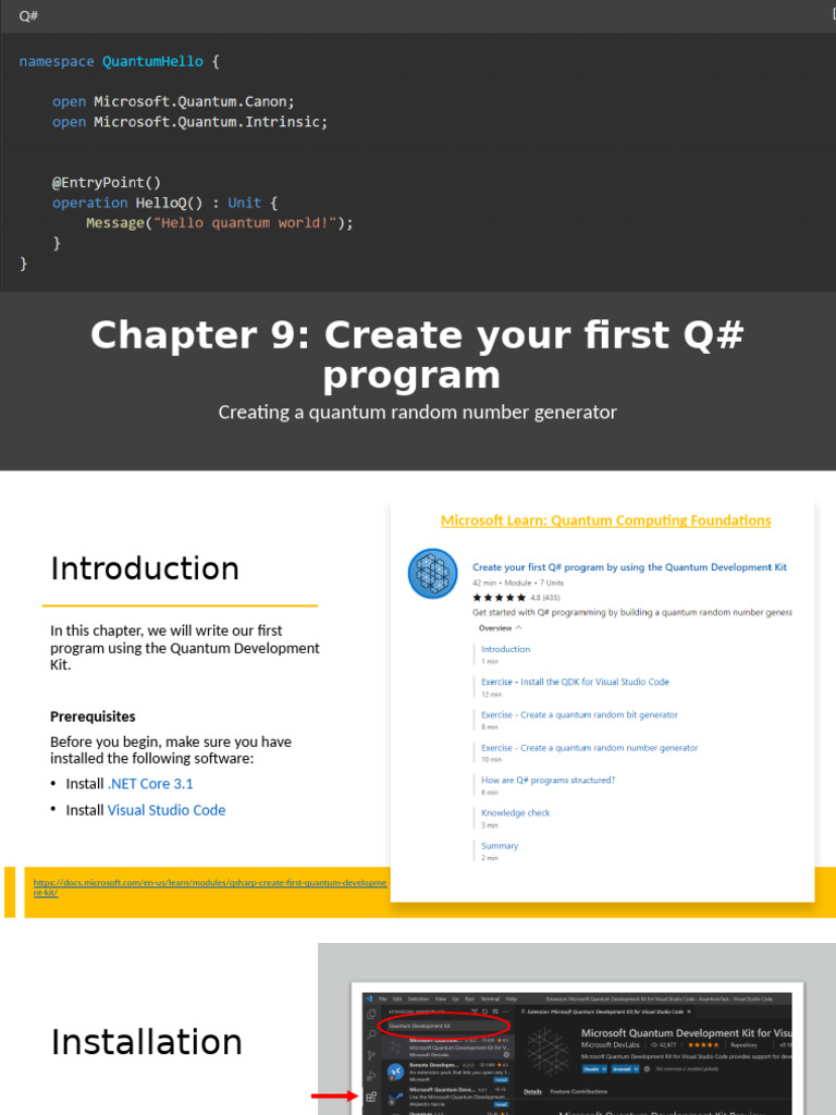 First Q# Program: Quantum RNG Guide | PDF