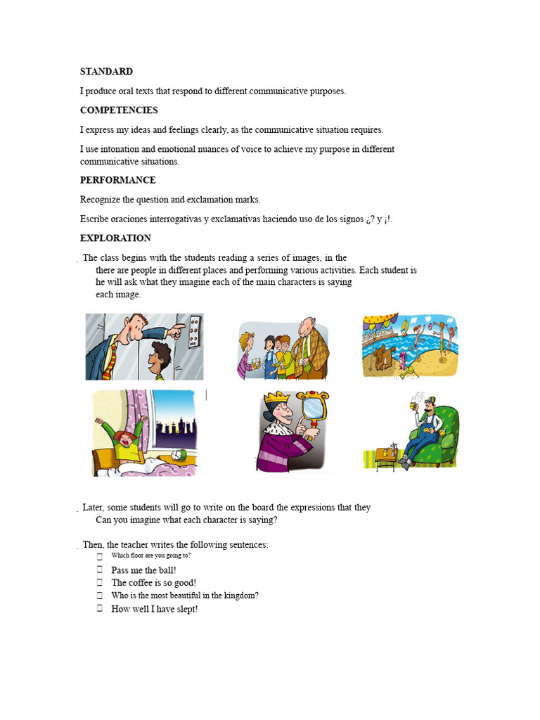 Spanish Class: Intonation | PDF