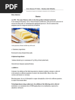 Butter Production Process Overview | PDF | Butter | Milk
