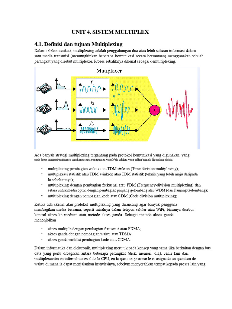 Multiplexing | PDF