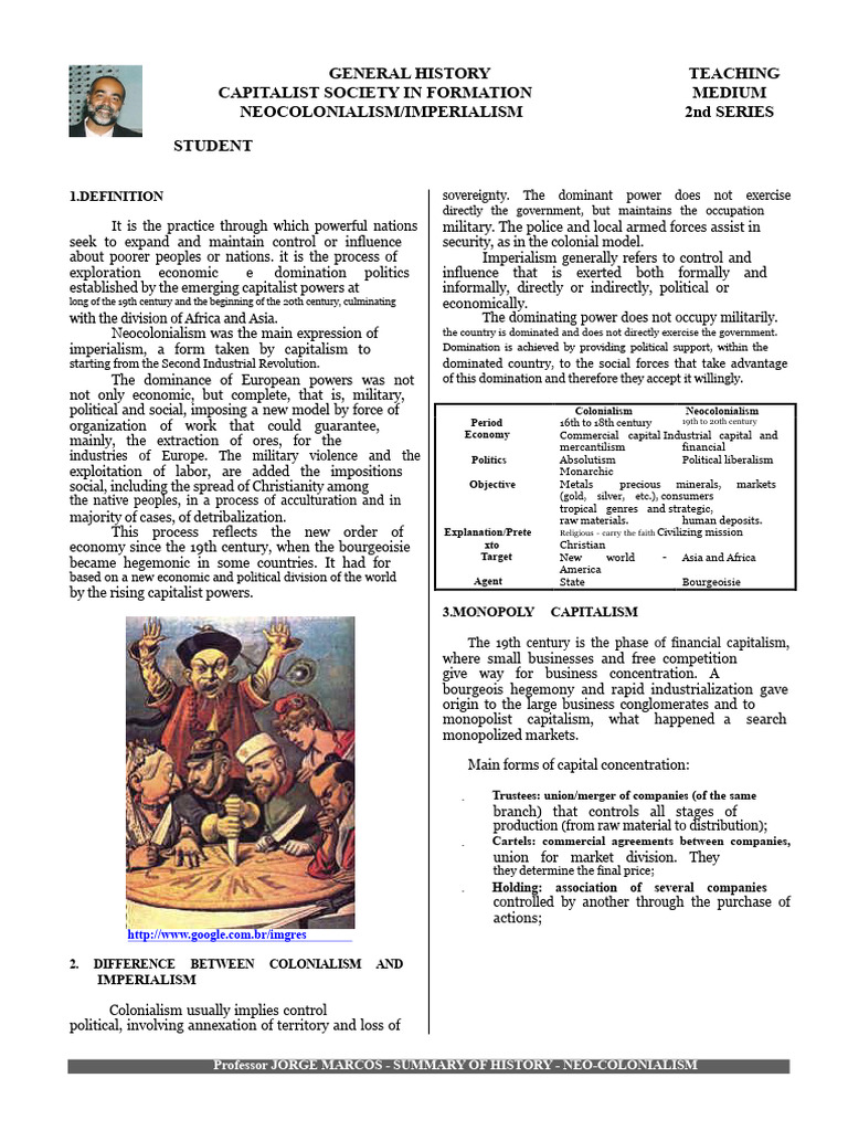 Neocolonialism and Imperialism Overview | PDF | Imperialism | Colonialism