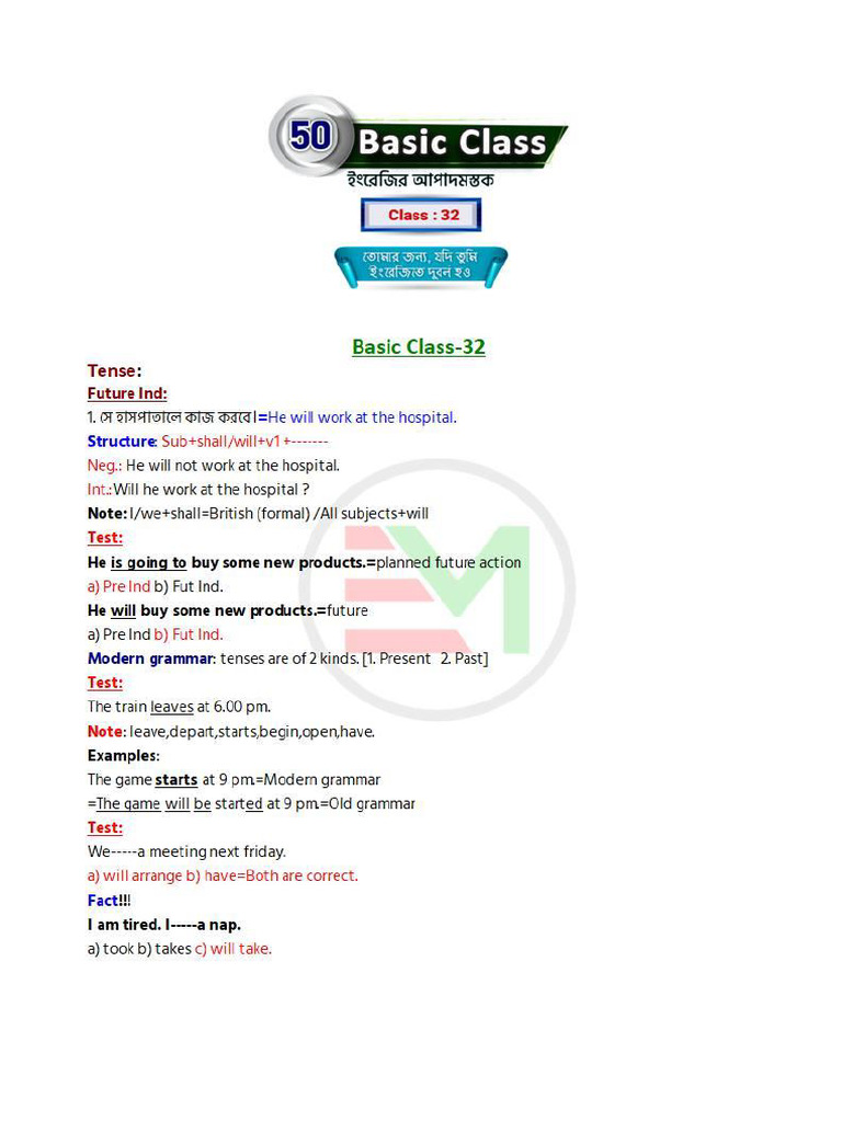 Lecture Sheet 32 | PDF