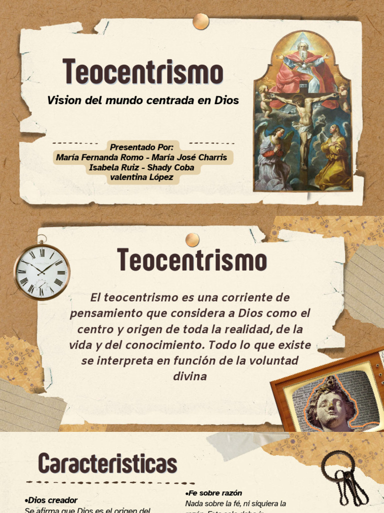 El Teocentrismo: Visión y Características | PDF | Dios | Fe