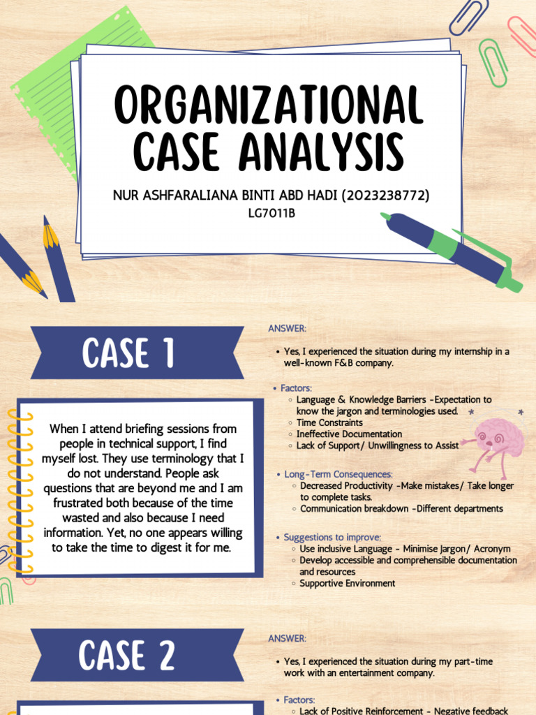 Case Analysis Mpc731 Organization Communication | PDF