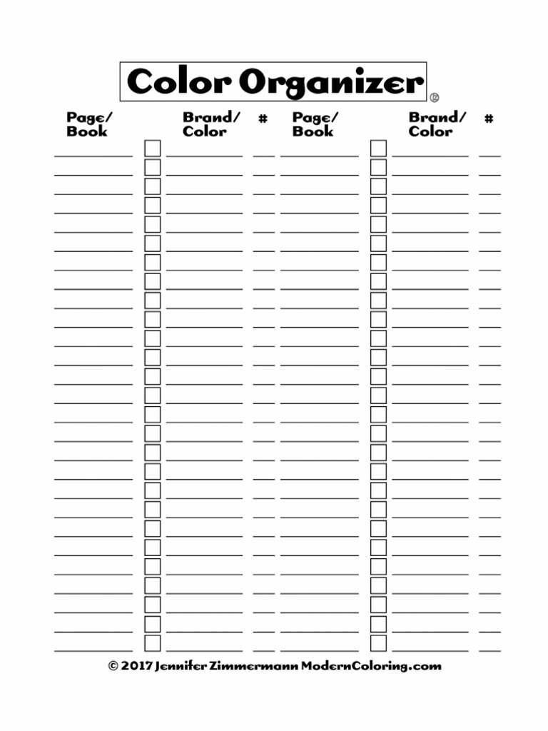 Glowdalas Coloring Chart2digital Only-01 | PDF
