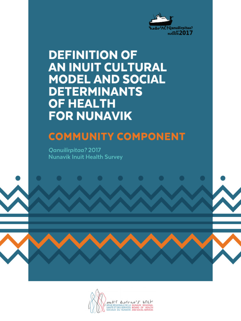 Inuit Health Model for Nunavik Community | PDF | Well Being | Community