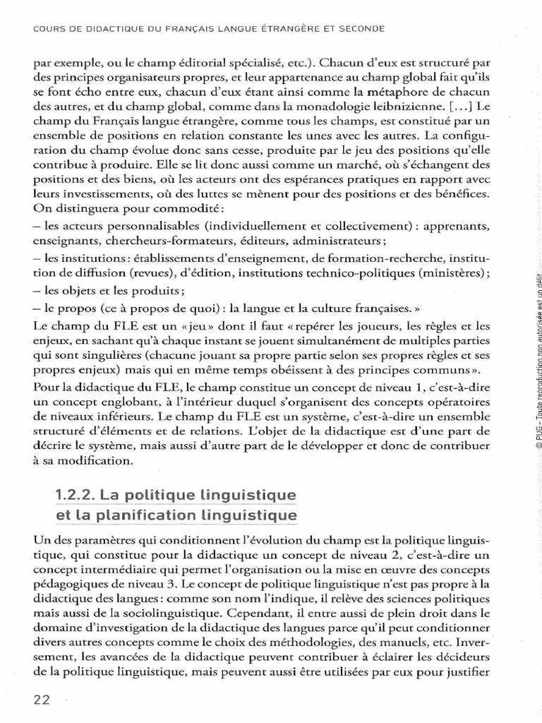Didactique du Français Langue Étrangère | PDF | Apprentissage ...