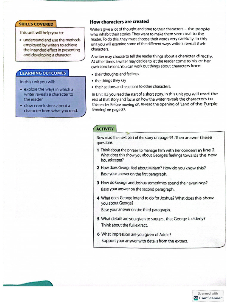 Creating Characters | PDF
