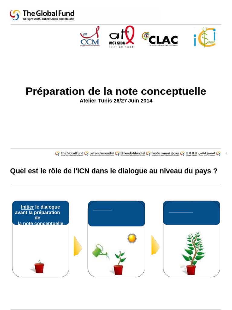 Préparation d'une note conceptuelle efficace | PDF