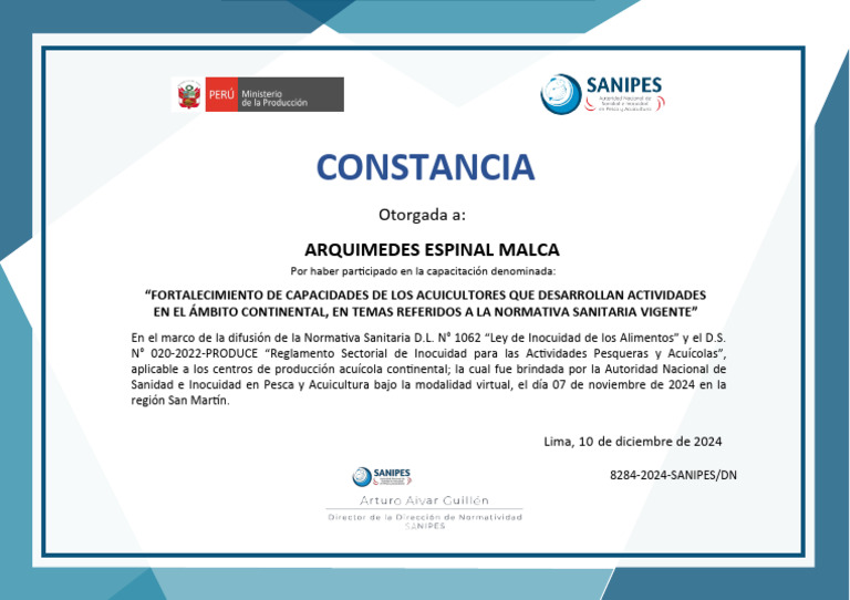 Arquimedes Espinal Malca (F) | PDF