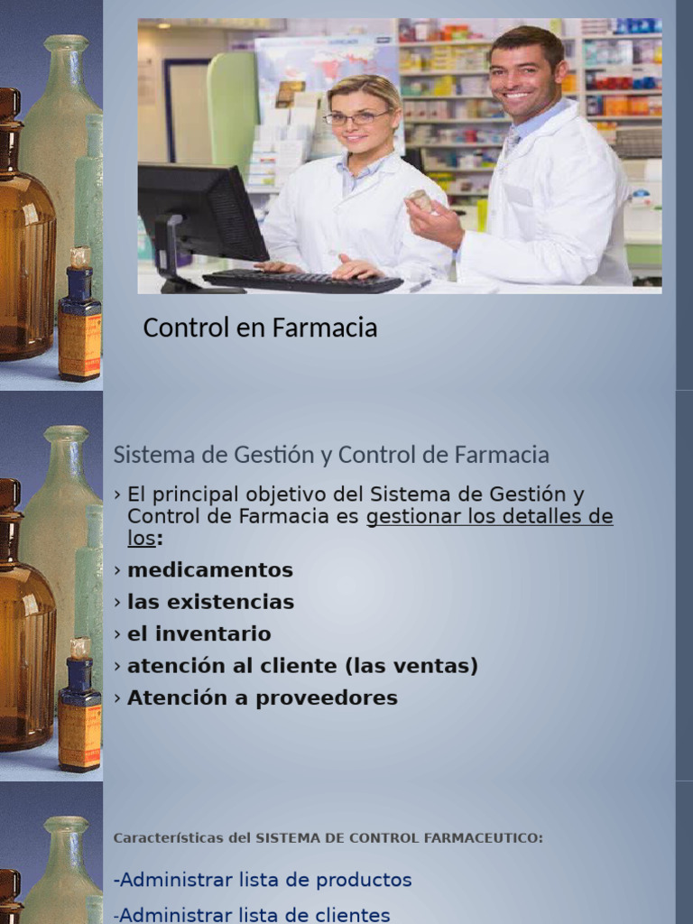 Sistema de Control de Farmacia | PDF