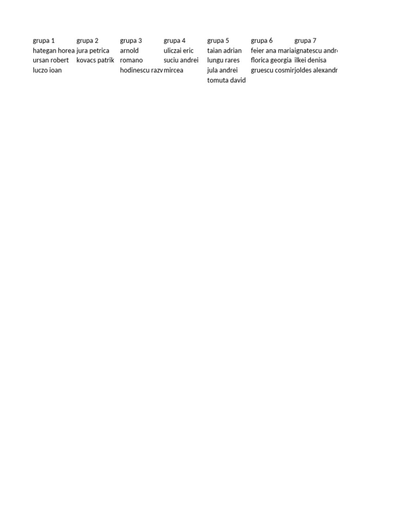 grupe proiect gddt | PDF