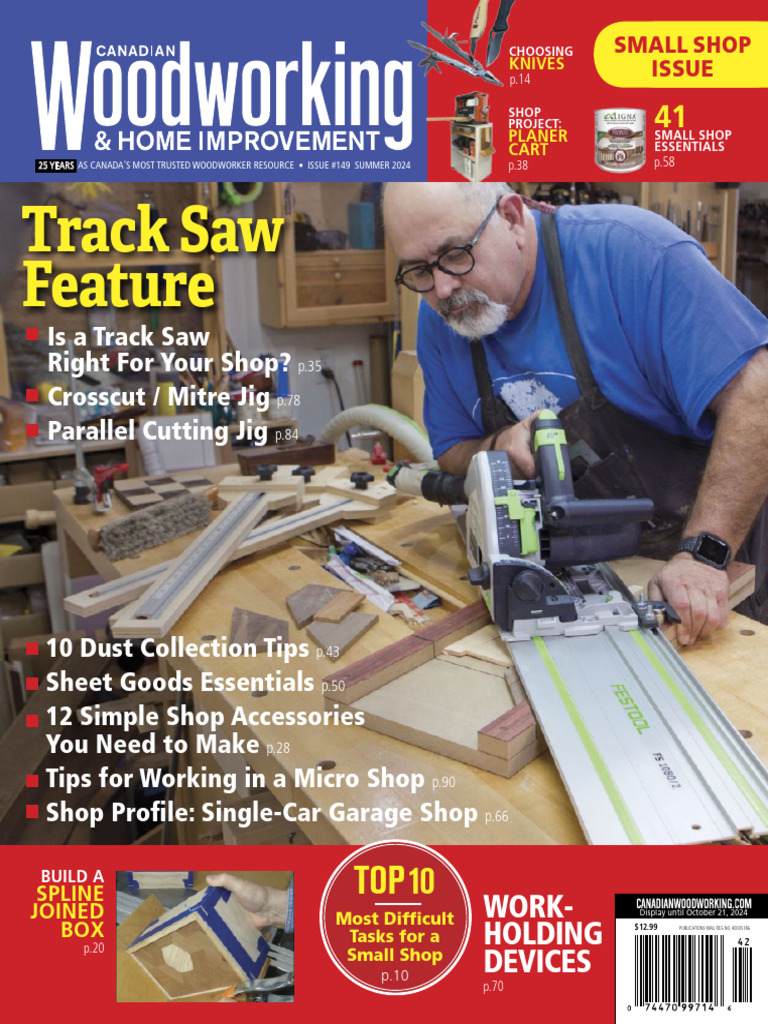 Small Shop Woodworking Tips &amp; Projects | PDF | Woodworking | Tools