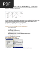 Staad Pro Tutorial | PDF | Engineering | Mechanical Engineering