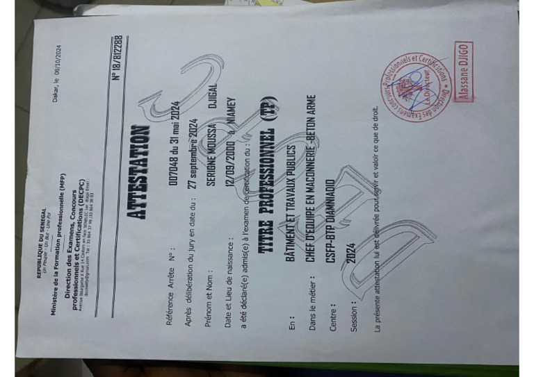 PDF Attestation | PDF