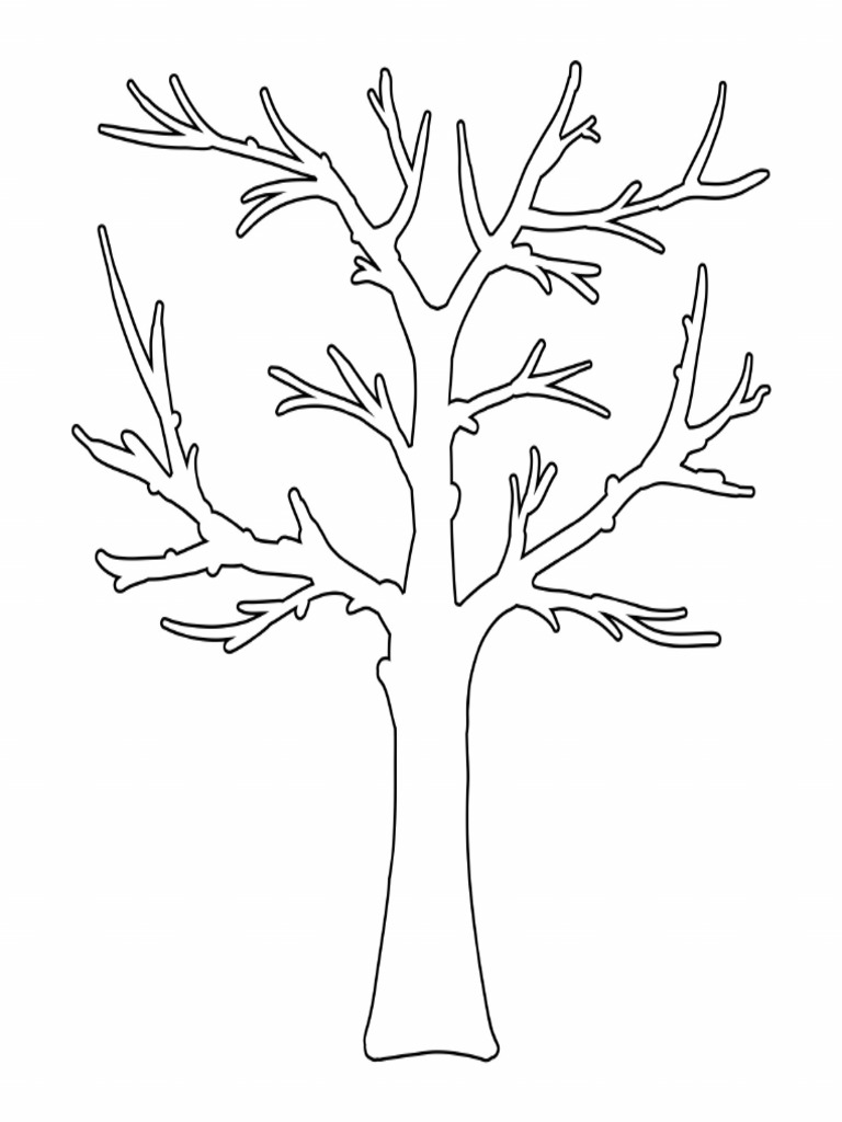 Printable Tree Template 53497 | PDF