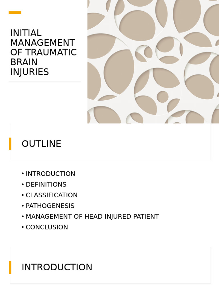 Traumatic Brain Injury Management Guide | PDF | Traumatic Brain Injury ...