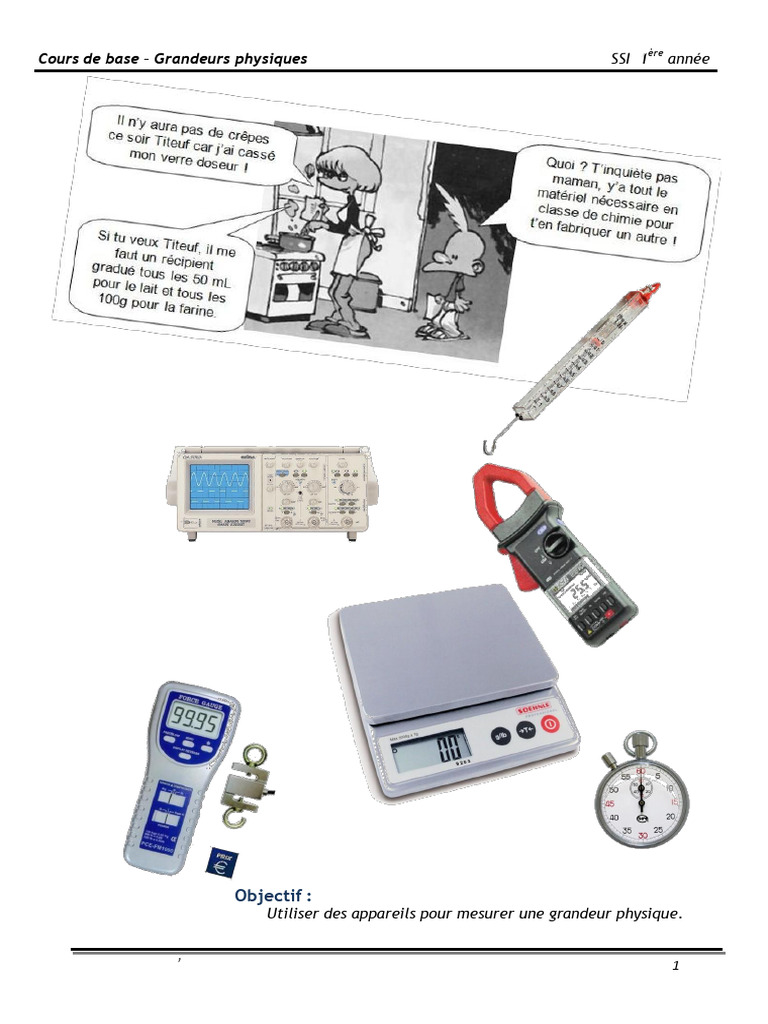 Grandeurs physiques et unités SI | PDF | Kilogramme | Électricité