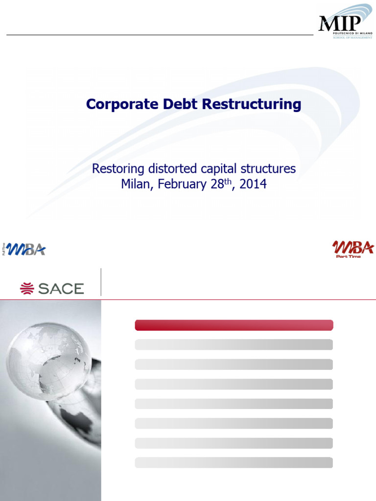 Restoring Distorted Capital Structures | PDF | Debt | Equity (Finance)