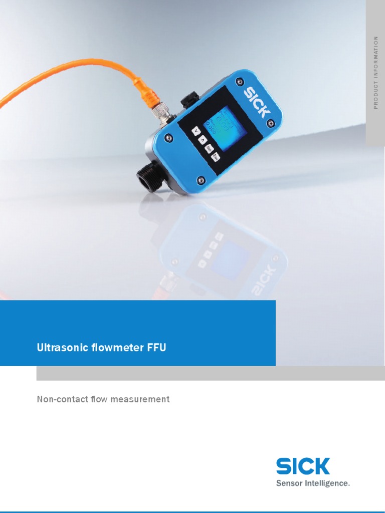 SICK FFU Product Information | PDF | Flow Measurement | Signal ...