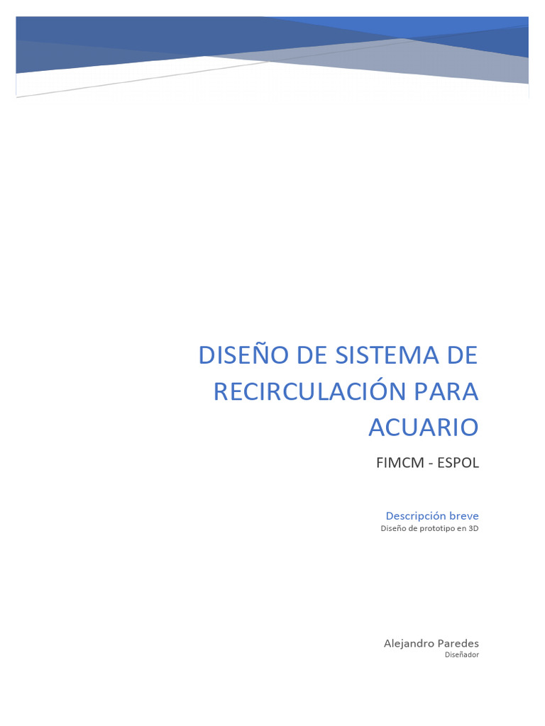 Diseño de Sistema RAS | PDF