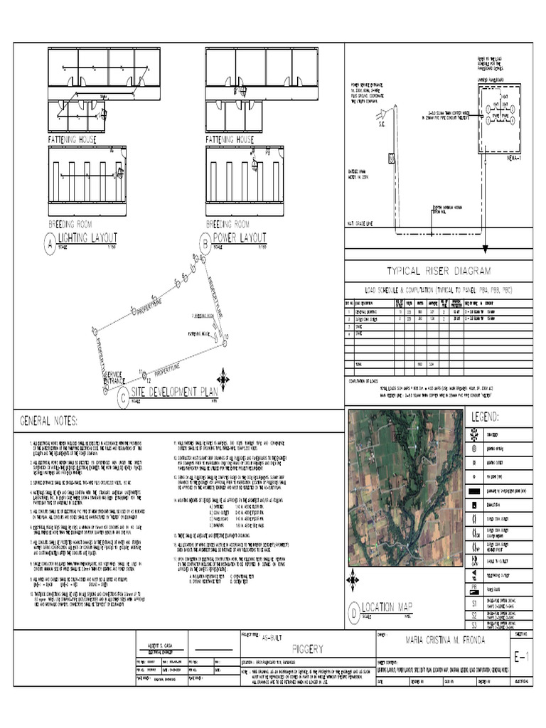 Asbuilt E1 | PDF