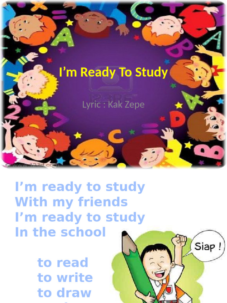 I'm Ready To Study | PDF