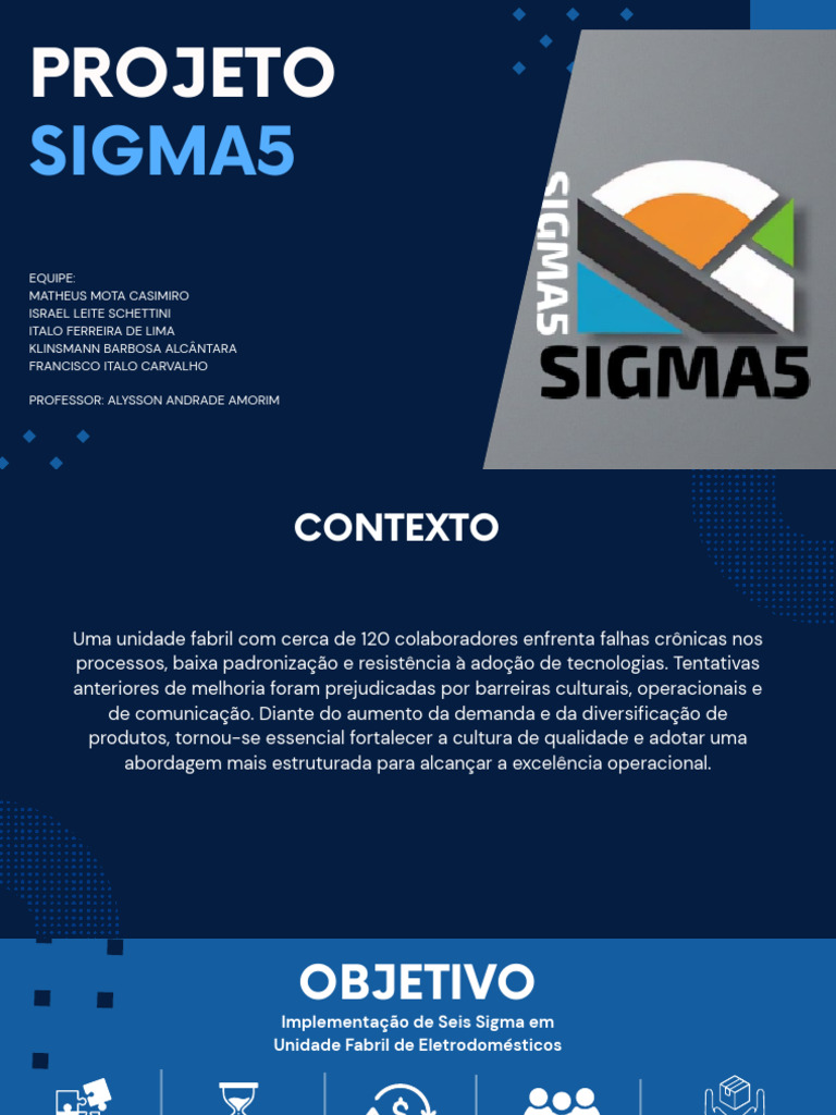 Implementação Seis Sigma em Fábrica | PDF | Seis Sigma | Tecnologia da ...