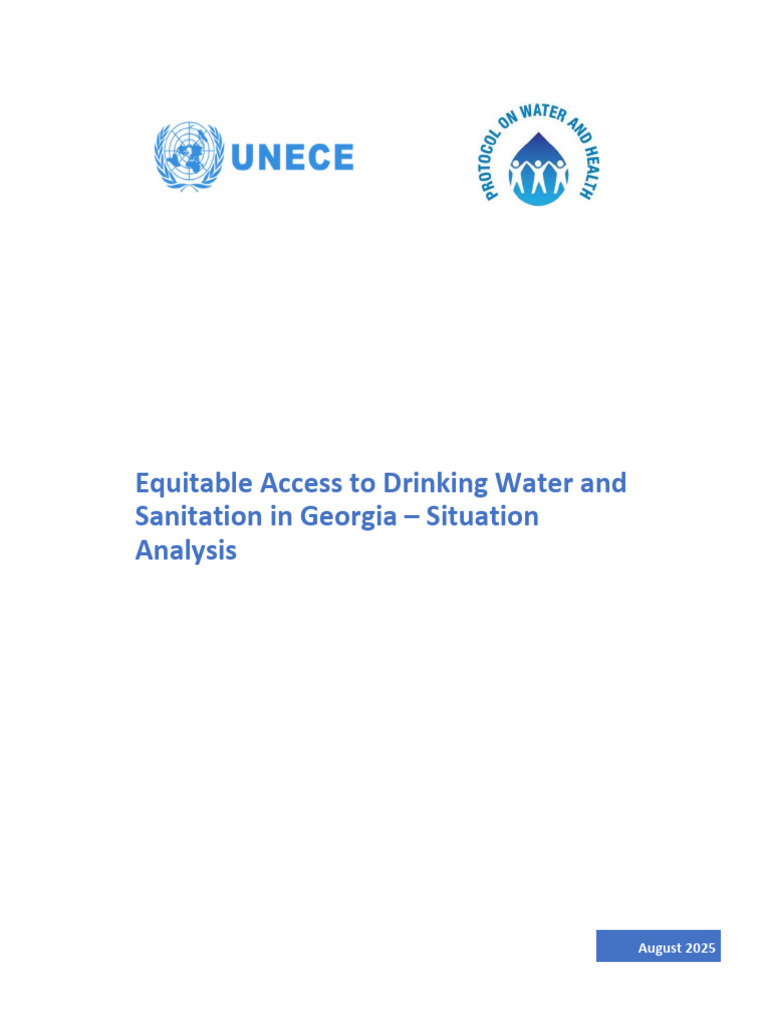 Final Report - Equitable Access To Safe Drinking Water and Sanitation ...