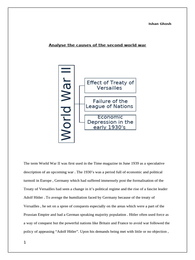 Causes of World War II Explained | PDF | Weimar Republic | World War II