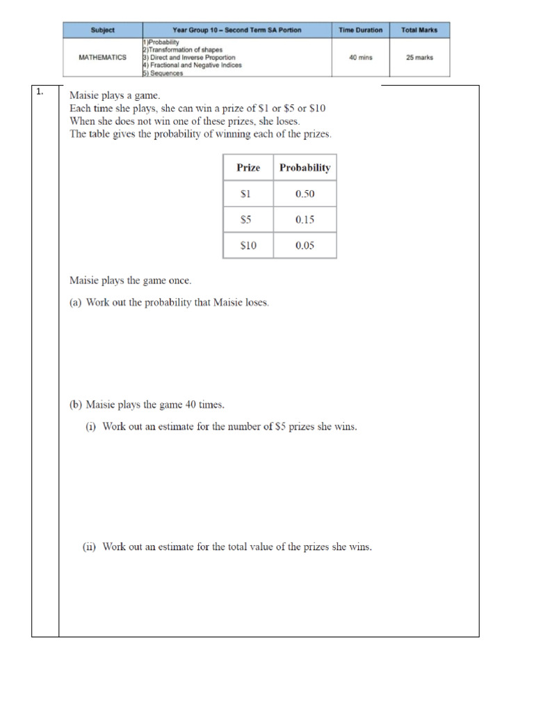 SA2 - Revision 1 | PDF