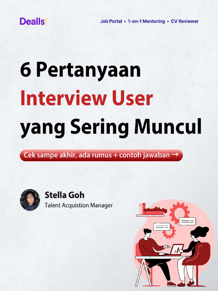 6 Pertanyaan Interview User Sering Muncul | PDF