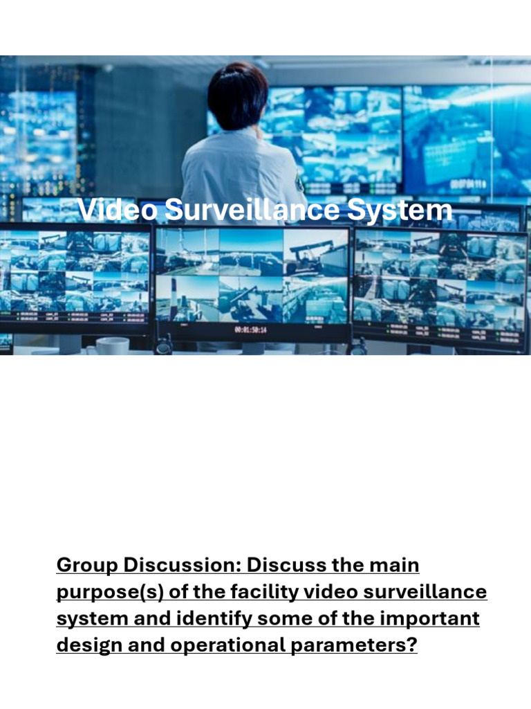 Video Surveillance System Overview | PDF
