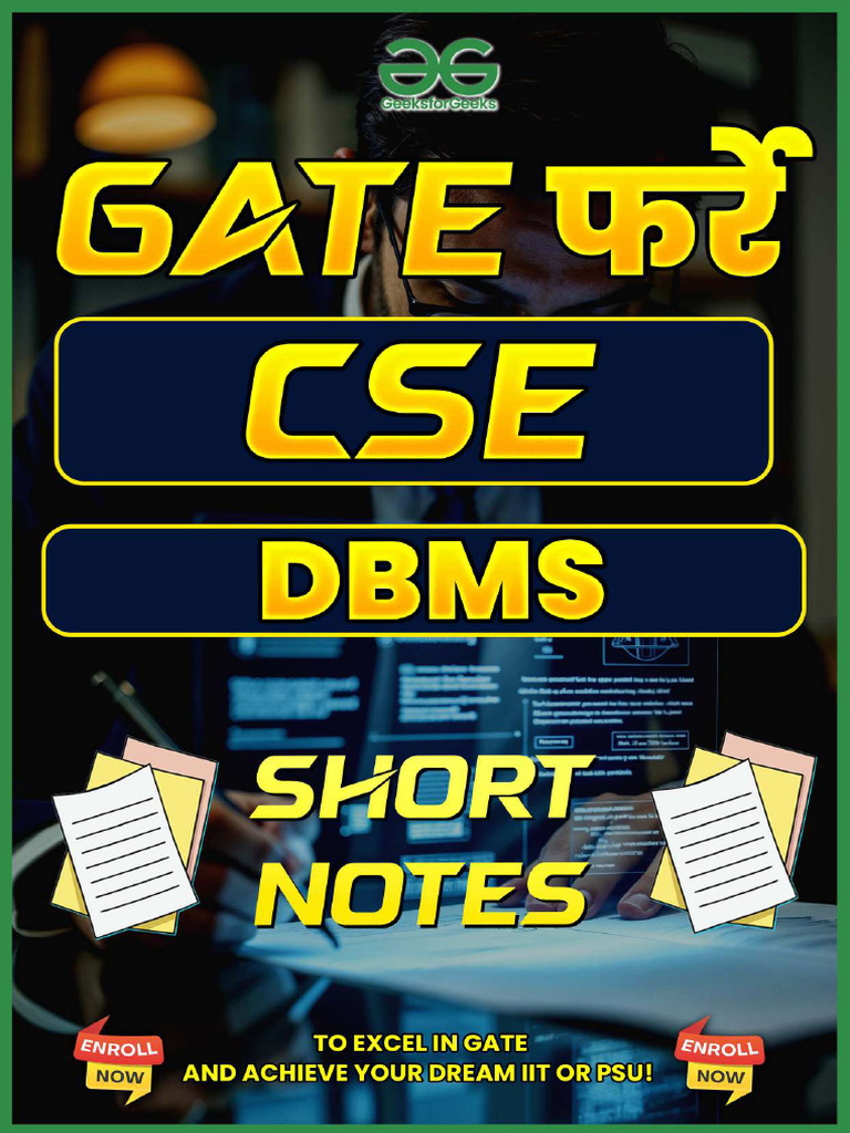 Dbms Short Notes Compressed | PDF | Database Index | Data